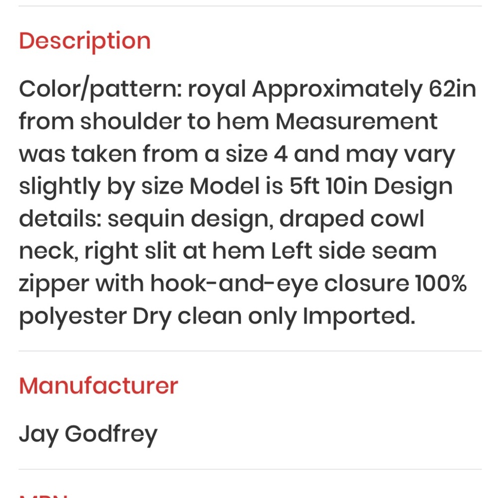 Jay Godfrey gown - Picture 3 of 3